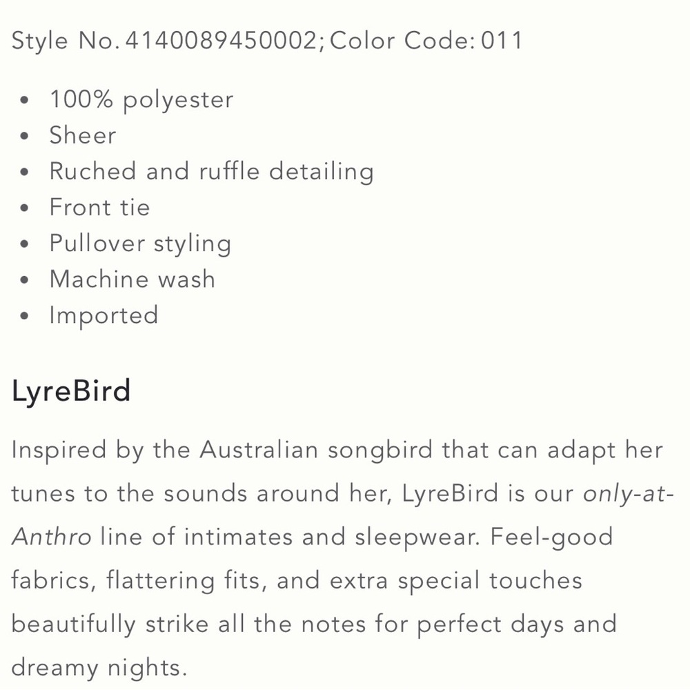 LyreBird Ruched ruffled Bloomer Shorts and Sheet Bralette set Anthropologie med - Picture 6 of 16